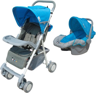 

Toyhouse Stroller with Car Seat Combo, Blue Stroller(3, Blue)