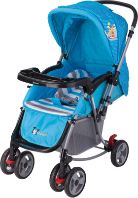 

Toyhouse 2 in1 Rocking Stroller M2077 Skyblue Stroller(3, Blue)