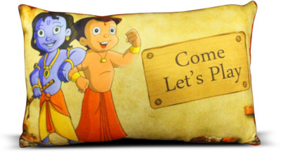 

Akshat CHHOTA BHEEM & KRISHNA PILLOW WITH QUOTATAION " COME LET'S PLAY " - 33 cm(Multicolor)