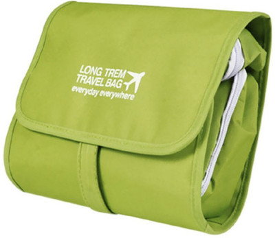 

ALPYOG Multipurpose Hanging Toiletry Travel Bag Travel Toiletry Kit(Green)