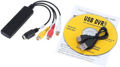 

VibeX ® Video and Audio Capture Card Adapter Composite RCA Input for TV DVD VHS USB 2.0 RCA Audio Video Cable(Compatible with Computer, TV, HDTV, Taupe)