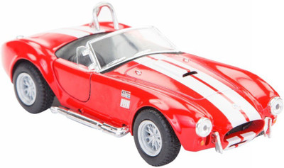 

Kinsmart 1965 Shelby Cobra 427 S/C - 5'' Die Cast Metal Doors Openable Pull Back Action - Red(Red)