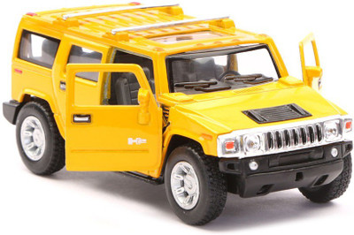 

Kinsmart 1:32 Scale Die Cast 2008 Hummer SUV Metal - yellow(Yellow)