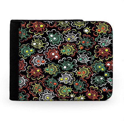 

Snoogg Men Multicolor Canvas Wallet(6 Card Slots), Multi