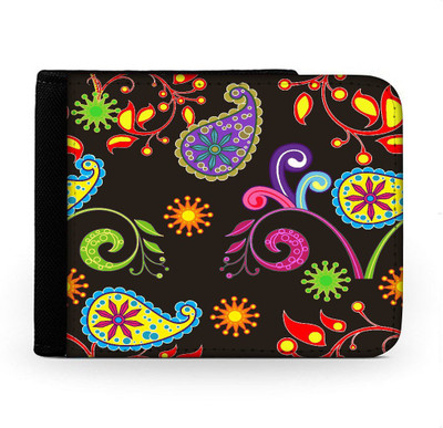 

Snoogg Men Multicolor Canvas Wallet(6 Card Slots), Multi