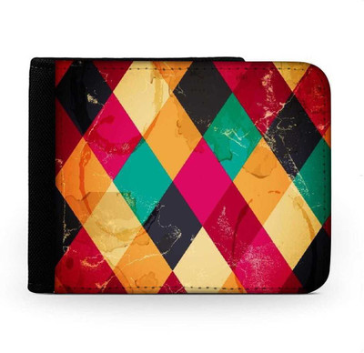 

Snoogg Men Multicolor Canvas Wallet(6 Card Slots), Multi