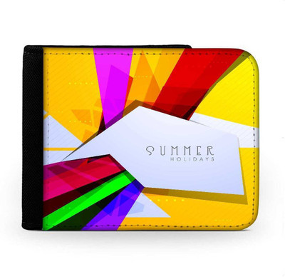 

Snoogg Men Multicolor Canvas Wallet(6 Card Slots), Multi