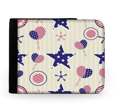 

Snoogg Men Multicolor Canvas Wallet(6 Card Slots), Multi