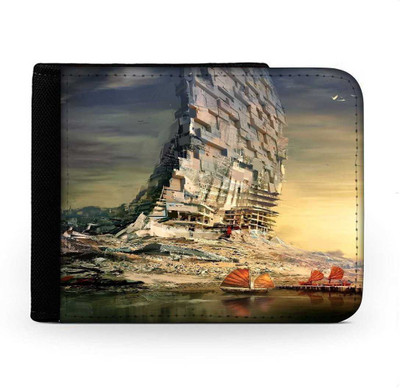 

Snoogg Men Multicolor Canvas Wallet(6 Card Slots), Multi