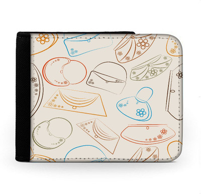 

Snoogg Men Multicolor Canvas Wallet(6 Card Slots), Multi