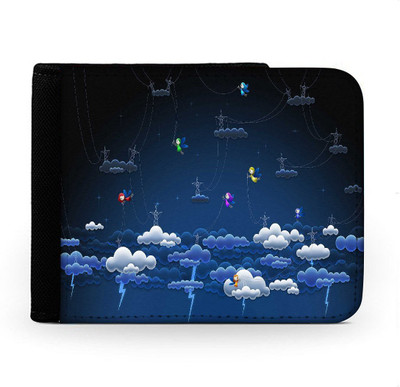 

Snoogg Men Multicolor Canvas Wallet(6 Card Slots), Multi