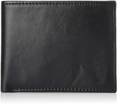 

Wildmount Boys Black Genuine Leather Wallet(4 Card Slots)
