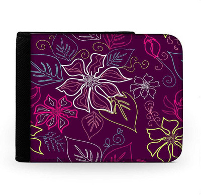 

Snoogg Men Multicolor Canvas Wallet(6 Card Slots), Multi