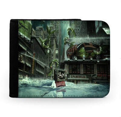 

Snoogg Men Multicolor Canvas Wallet(6 Card Slots), Multi