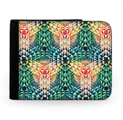 

Snoogg Men Multicolor Canvas Wallet(6 Card Slots), Multi