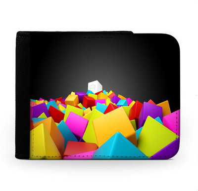 

Snoogg Men Multicolor Canvas Wallet(6 Card Slots), Multi