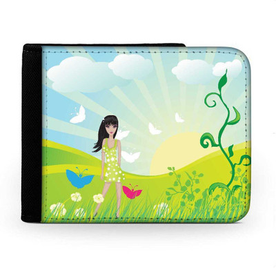 

Snoogg Men Multicolor Canvas Wallet(6 Card Slots), Multi