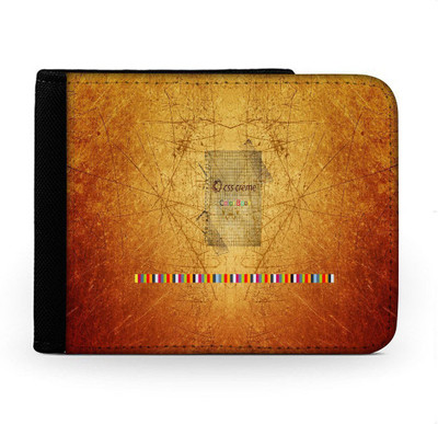 

Snoogg Men Multicolor Canvas Wallet(6 Card Slots), Multi