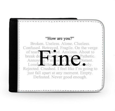 

Snoogg Men Multicolor Canvas Wallet(6 Card Slots), Multi