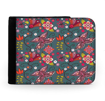 

Snoogg Men Multicolor Canvas Wallet(6 Card Slots), Multi