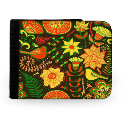 

Snoogg Men Multicolor Canvas Wallet(6 Card Slots), Multi