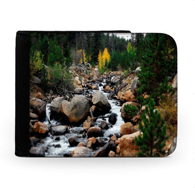 

Snoogg Men Multicolor Canvas Wallet(6 Card Slots), Multi