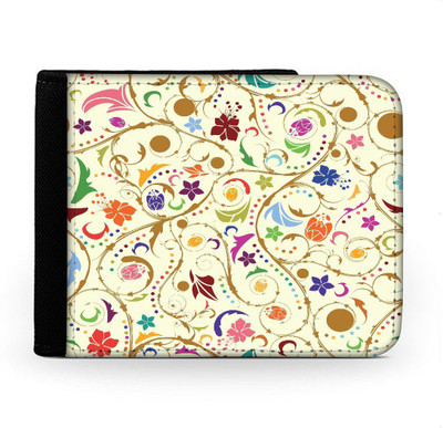 

Snoogg Men Multicolor Canvas Wallet(6 Card Slots), Multi