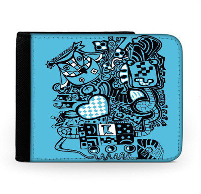 

Snoogg Men Multicolor Canvas Wallet(6 Card Slots), Multi