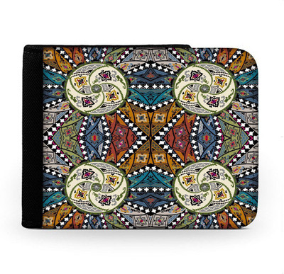 

Snoogg Men Multicolor Canvas Wallet(6 Card Slots), Multi