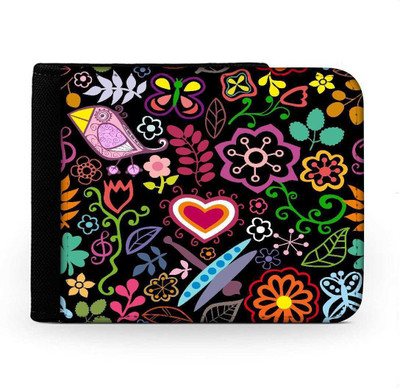 

Snoogg Men Multicolor Canvas Wallet(6 Card Slots), Multi