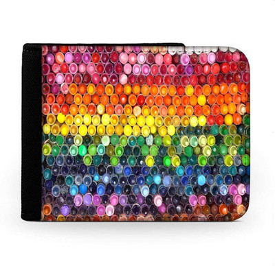 

Snoogg Men Multicolor Canvas Wallet(6 Card Slots), Multi