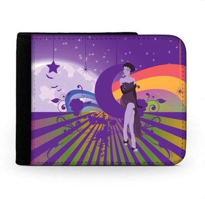 

Snoogg Men Multicolor Canvas Wallet(6 Card Slots), Multi