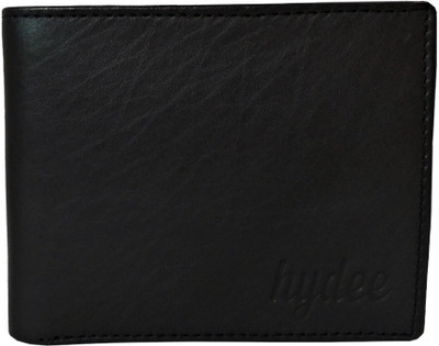 

Hydee Men Black Genuine Leather Wallet(5 Card Slots)