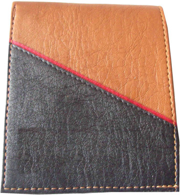 

Unique Collection Boys Brown, Black Genuine Leather Wallet(10 Card Slots), Black;brown