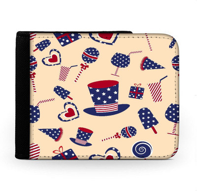 

Snoogg Men Multicolor Canvas Wallet(6 Card Slots), Multi