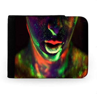 

Snoogg Men Multicolor Canvas Wallet(6 Card Slots), Multi