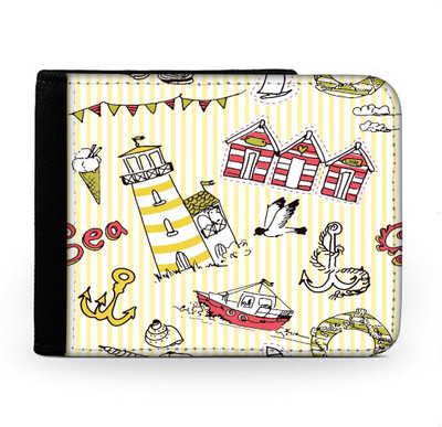 

Snoogg Men Multicolor Canvas Wallet(6 Card Slots), Multi