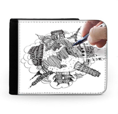 

Snoogg Men Multicolor Canvas Wallet(6 Card Slots), Multi