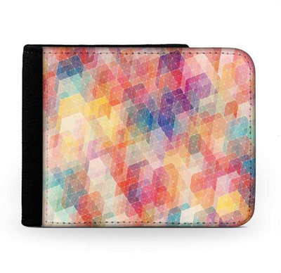 

Snoogg Men Multicolor Canvas Wallet(6 Card Slots), Multi