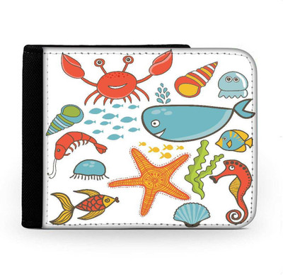 

Snoogg Men Multicolor Canvas Wallet(6 Card Slots), Multi