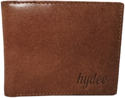 

Hydee Men Brown Genuine Leather Wallet(5 Card Slots), Br02