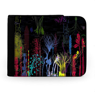 

Snoogg Men Multicolor Canvas Wallet(6 Card Slots), Multi