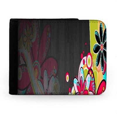 

Snoogg Men Multicolor Canvas Wallet(6 Card Slots), Multi