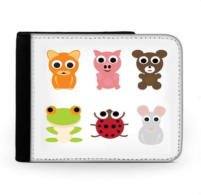 

Snoogg Men Multicolor Canvas Wallet(6 Card Slots), Multi