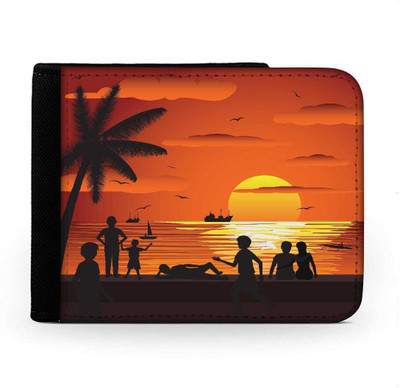 

Snoogg Men Multicolor Canvas Wallet(6 Card Slots), Multi