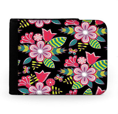 

Snoogg Men Multicolor Canvas Wallet(6 Card Slots), Multi