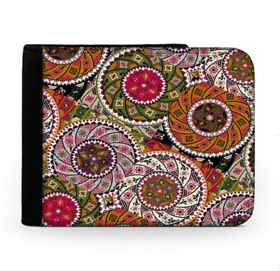 

Snoogg Men Multicolor Canvas Wallet(6 Card Slots), Multi