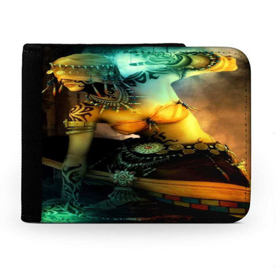 

Snoogg Men Multicolor Canvas Wallet(6 Card Slots), Multi