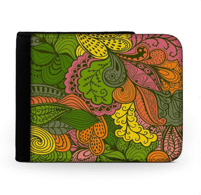 

Snoogg Men Multicolor Canvas Wallet(6 Card Slots), Multi