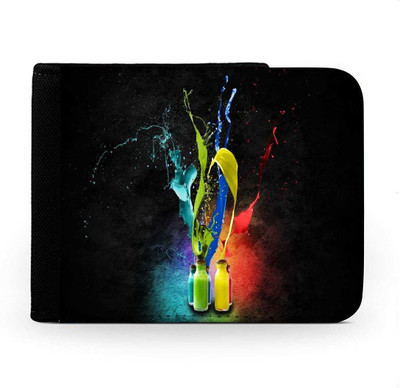 

Snoogg Men Multicolor Canvas Wallet(6 Card Slots), Multi